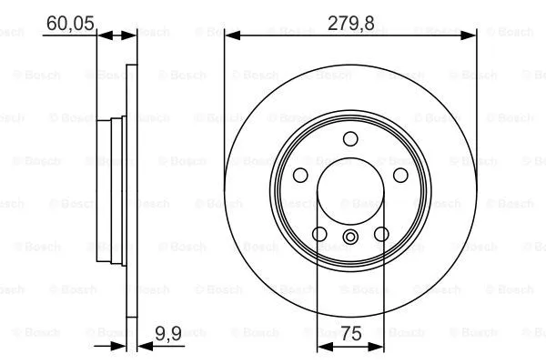 Brake Disc (0 986 479 S34)