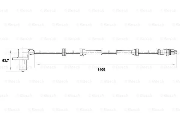 Sensor, wheel speed (0 265 006 673)