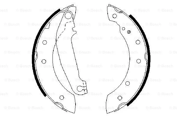 Brake Shoe Set (0 986 487 485)