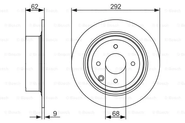 Brake Disc (0 986 479 742)