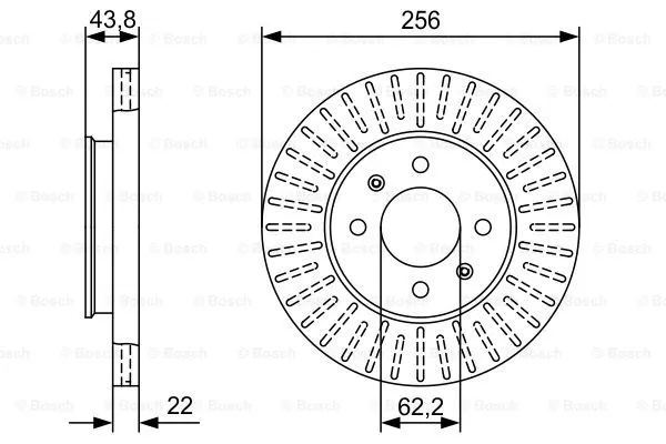 Brake Disc (0 986 479 W05)