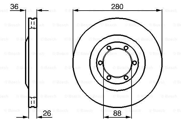Brake Disc (0 986 478 437)