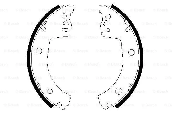 Brake Shoe Set (0 986 487 326)