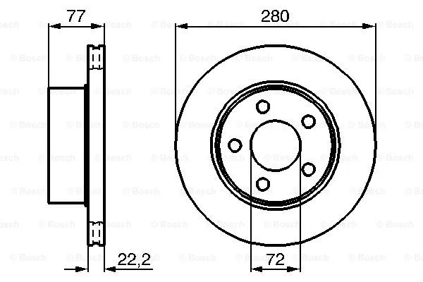 Brake Disc (0 986 478 694)