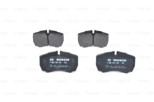 Brake Pad Set, disc brake (0 986 424 750)