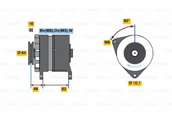 Alternator (0 120 469 953)