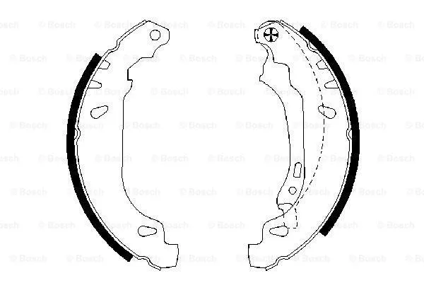 Brake Shoe Set (0 986 487 556)