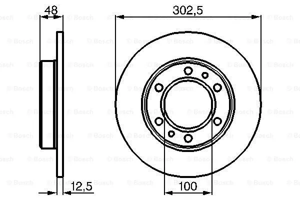 Brake Disc (0 986 478 304)
