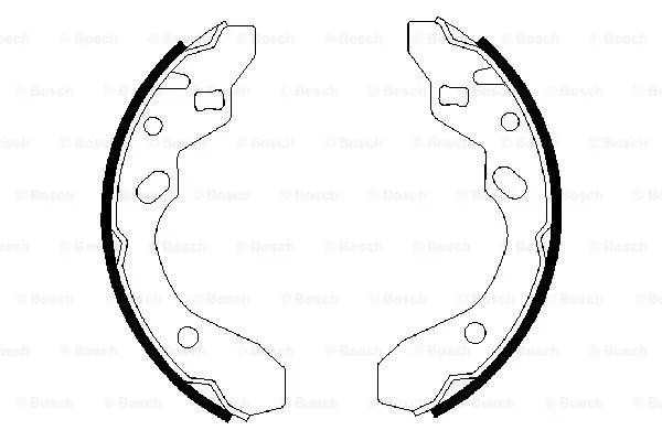 Brake Shoe Set (0 986 487 417)