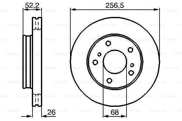 Brake Disc (0 986 478 485)