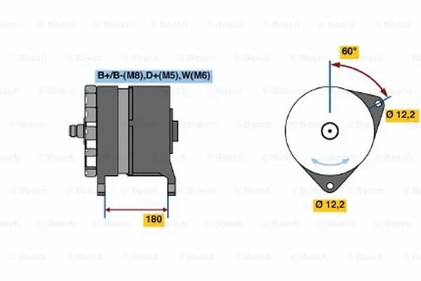 Alternator (0 120 689 546)
