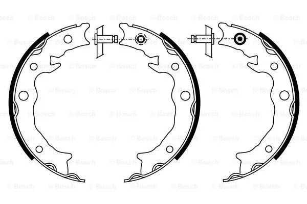 Brake Shoe Set, parking brake