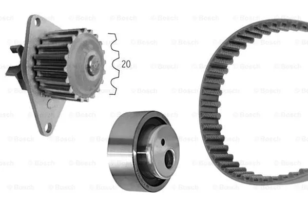 Water Pump & Timing Belt Kit (1 987 948 702)
