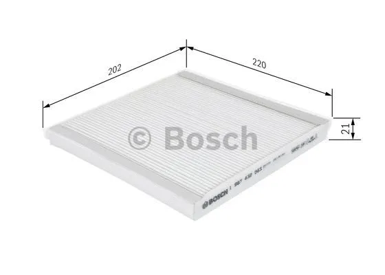 Filter, cabin air (1 987 432 063)