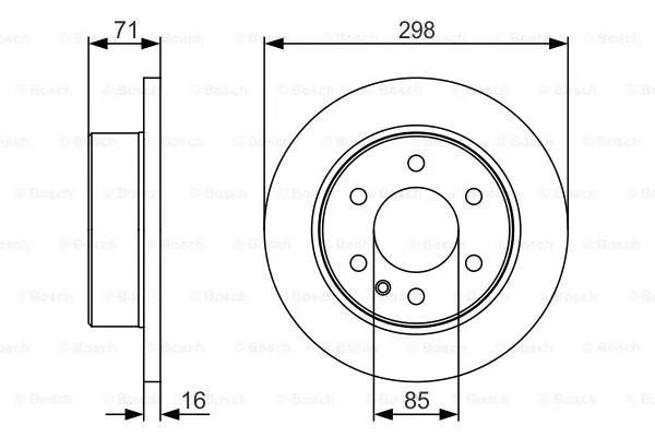 Brake Disc (0 986 479 S05)