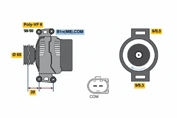 Alternator (0 121 715 022)