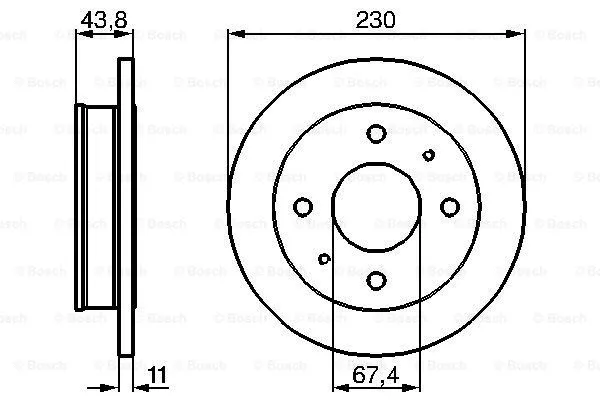 Brake Disc (0 986 478 727)