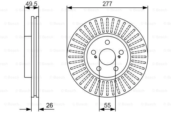 Brake Disc (0 986 479 979)