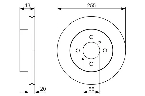 Brake Disc (0 986 479 S13)