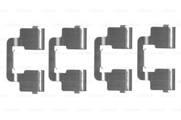 Accessory Kit, disc brake pad (1 987 474 458)