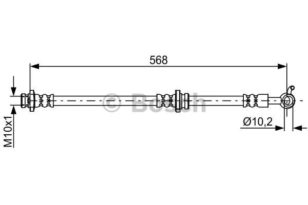 Brake Hose (1 987 481 821)