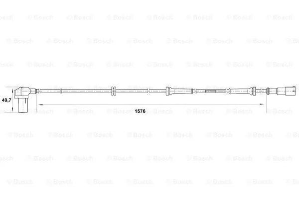 Sensor, wheel speed (0 265 006 385)