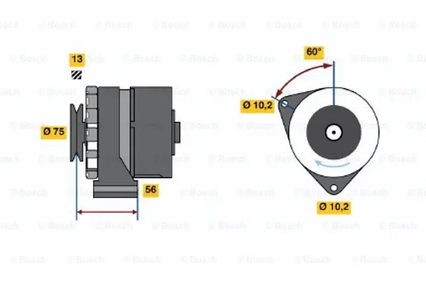 Alternator (0 120 489 035)