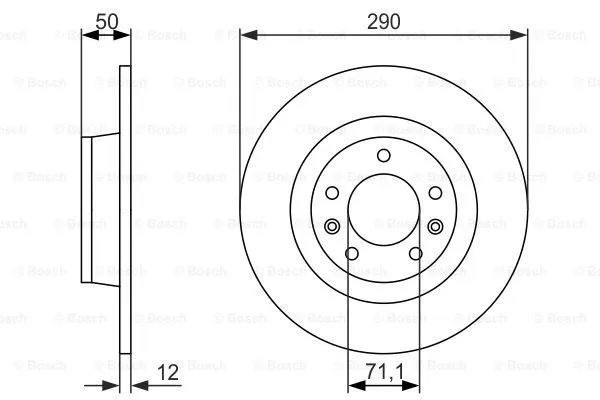 Brake Disc (0 986 479 311)