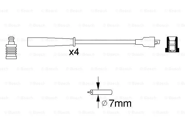 Ignition Cable Kit (0 986 356 716)