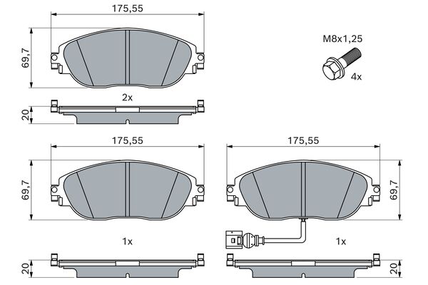 Brake Pad Set, disc brake