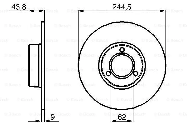 Brake Disc (0 986 478 052)
