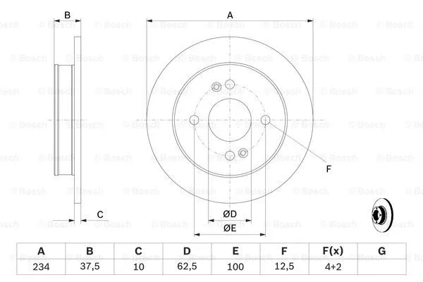 Brake Disc (0 986 479 256)