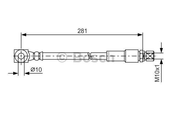 Brake Hose (1 987 476 405)