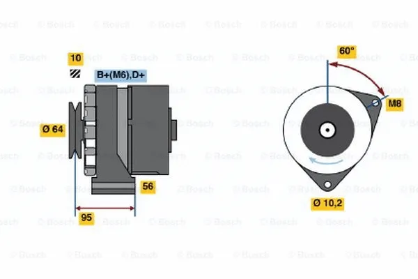 Alternator (0 120 489 476)
