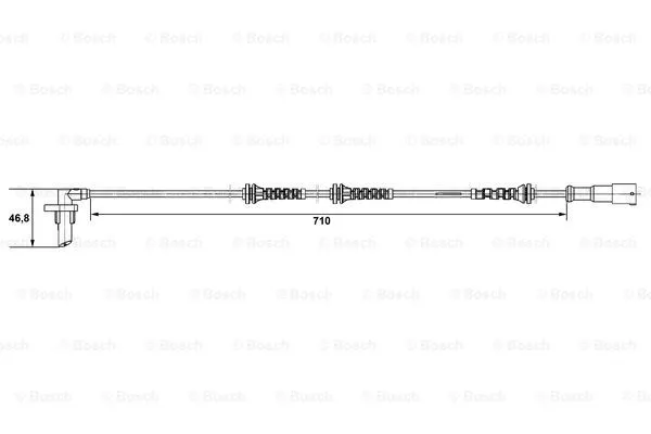 Sensor, wheel speed (0 265 007 529)