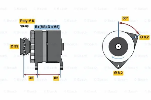 Alternator (0 120 469 017)