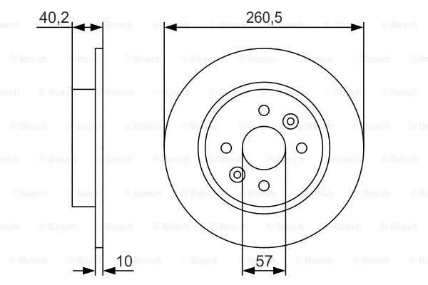 Brake Disc (0 986 479 S85)