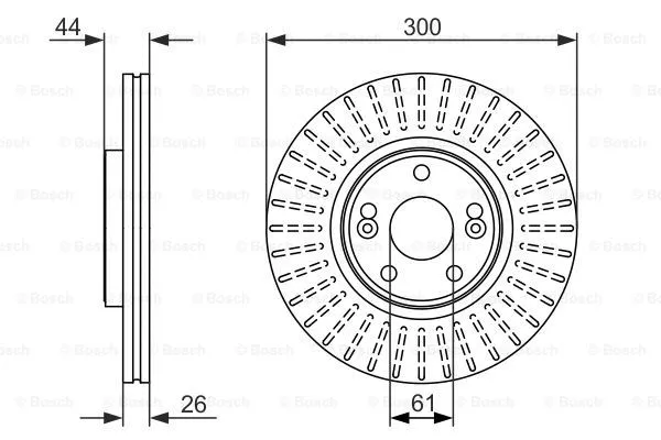 Brake Disc (0 986 479 668)