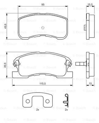 Brake Pad Set, disc brake