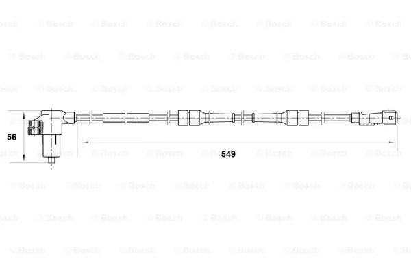 Sensor, wheel speed (0 265 006 199)