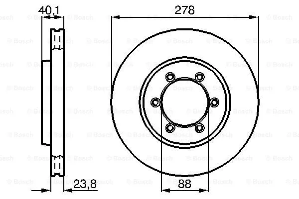 Brake Disc (0 986 478 967)