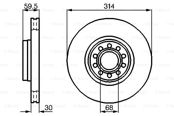 Brake Disc (0 986 478 617)
