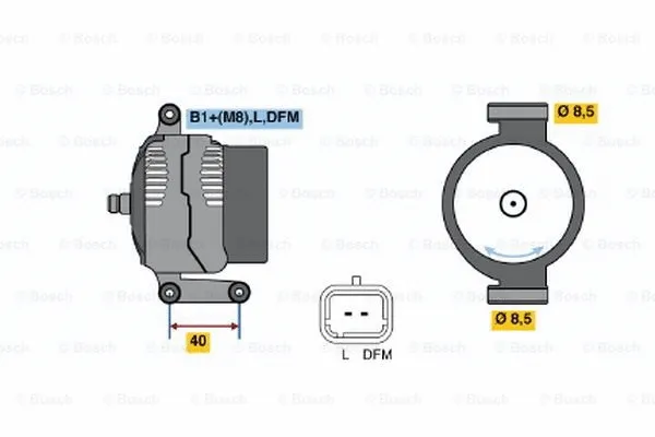 Alternator (0 124 325 031)