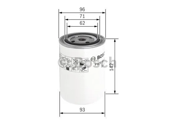 Coolant Filter (F 026 404 011)