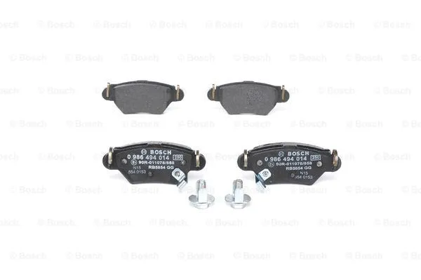 Brake Pad Set, disc brake (0 986 494 014)