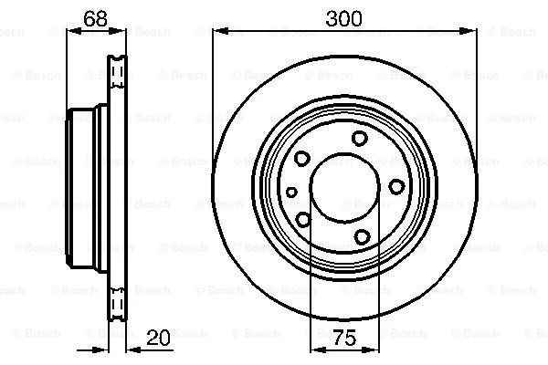 Brake Disc (0 986 478 320)