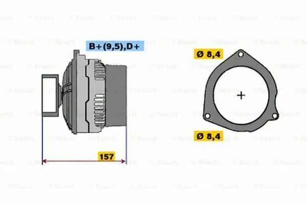 Alternator (9 120 333 230)