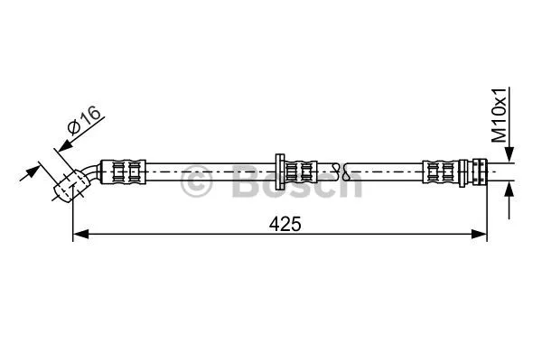 Brake Hose (1 987 481 142)