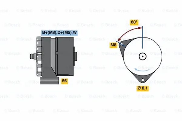 Alternator (0 120 469 976)