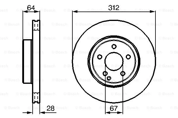 Brake Disc (0 986 479 040)